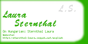 laura sternthal business card